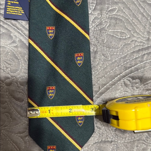 Polo by Ralph Lauren Green and Yellow Men's Tie - Picture 5 of 5